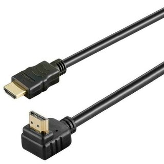 4K UltraHD HDMI Kabel 2,0 Meter vergoldet Stecker-Winkelstecker