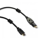 4K UltraHD HDMI Kabel 2,0 Meter vergoldet Stecker 360...