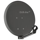DUR-line DSA 40 Anthrazit Alu Sat Antenne Spiegel...
