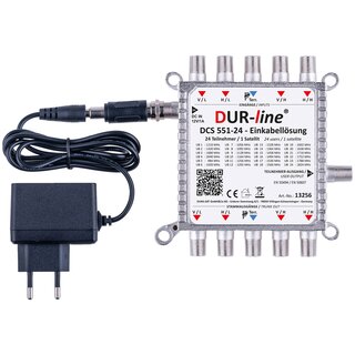 DUR-line DCS 551-24 - Einkabellsung 4K 8K tauglich