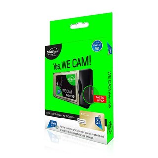 TivuSat DigiQuest WE Cam CI+ Smarcam - Smartcard Gold HD 4K Version Aktiviert!! 