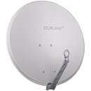 DUR-Line Select 90cm Alu Sat Antenne Spiegel Hellgrau