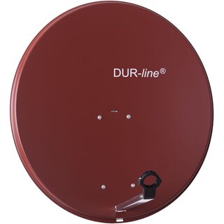 Durline Alu-Spiegel MDA 80cm + DUR-line Ultra Quattro LNB + DUR-line MS 9/12 G-HQ Multischalter Rot