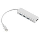 1Gbit LAN USB HUB 2-IN-1 Typ-C auf USB 3.0 Adapter
