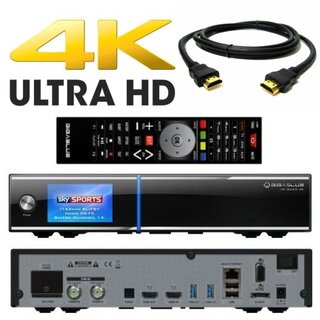 Gigablue UHD Quad 4K 2x FBC DVB-S2 Tuner ULTRA HD E2 Linux Receiver PVR Ready