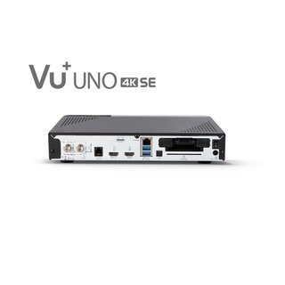VU+ Uno 4K SE 1x DVB-C FBC Twin Tuner Linux Receiver UHD 2160p inkl. 2TB Festplatte