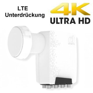 Inverto Universal HOME Pro 0.3 db IDLH-OCT410-HMPRO-OPN Octo LNB 4K UHDTV LTE Unterdrckung