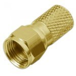 F-Stecker Gold