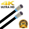 Cabelcon F-SC-56-CX3 5.1 Short F-Quick Satkabel Antennenkabel RG6 135dB HD 4K 8K HQ 7mm Wassserdicht Schwarz 9 Meter