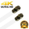 PPC Satkabel Antennenkabel Koaxkabel RG6 Wasserdicht 135dB HD 4K 8k HQ 7mm Weiß 24m