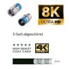 Cabelcon F-6-TD Self Install 5.1 Nitin Satkabel Antennenkabel Koaxkabel RG6 Vollkupfer 135dB HD 4K 8k HQ 7mm Schwarz 37m