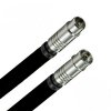 TV Antennenkabel Koaxkabel RG6 Koax Stecker Koax Kupplung 135dB HD 4K 8k HQ 7mm Schwarz 5 Meter