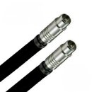 TV Antennenkabel Koaxkabel RG6 Koax Stecker / Koax...