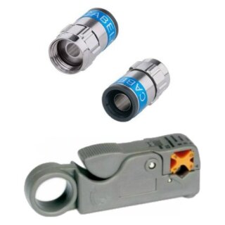 F-Stecker 7mm Cabelcon F-6-TD Self Install 5.1 Nitin +...