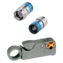 60x Stück F-Stecker 7mm Cabelcon F-6-TD Self Install...