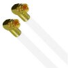 Lokmann Premium Satkabel Antennenkabel Koaxkabel RG6 Gold Edition Winkel / Winkel 135dB HD 4K 8k HQ 8mm 38m