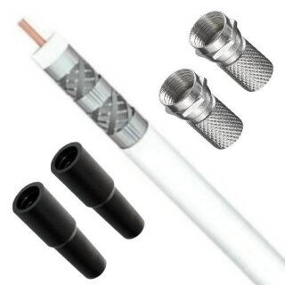 Lokmann Premium Satkabel Antennenkabel Koaxkabel 135dB HD 4K 8k HQ 8mm 7 Meter