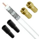 Lokmann Premium Satkabel Antennenkabel Koaxkabel 1-50...