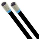 DELUXE PRO Koaxial Kabel SatKabel SCHWARZ 135dB 5-Fach...