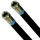 DELUXE PRO Koaxial Kabel SatKabel SCHWARZ 135dB 5-Fach...