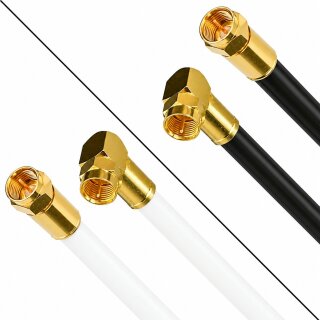 Fritz!Box Cable Vodafone Kabelanschluss Anschlusskabel High Quality 4K 8K HD Winkel / Gerade 1-50 Meter