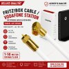 Fritz!Box Cable Vodafone Kabelanschluss Anschlusskabel High Quality 4K 8K HD Winkel / Gerade Weiß 1 Meter
