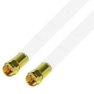 Fritz!Box Cable Vodafone Kabelanschluss Anschlusskabel 8mm High Premium Quality 4K 8K HD Gold Edition Gerade / Gerade 38 Meter