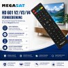 Megasat HD 601 V2 / V3 / V4 Original Fernbedienung