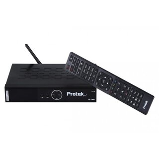 Protek X2 COMBO 4K UHD H.265 2160p E2 Linux HDTV Receiver 1x S2 Sat Tuner + Hybrid DVB-C/T2 Tuner