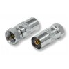 Adapter IEC Koax Kupplung auf F-Stecker 6x Stück