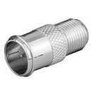 Adapter F-Buchse auf F-Schnellstecker  15x Stück