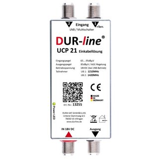 DUR-line UCP 21 SET - Einkabellsung 4K 8K tauglich
