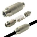 Koaxialkabelverbinder Vollmetall  fr Kabel 6.8mm bis...