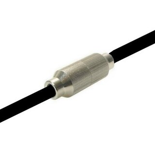 Koaxialkabelverbinder Vollmetall  fr Kabel 6.8mm bis 7.2mm HQ Qualitt 100x Stck