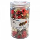 Megasat F-Kompressionsstecker 7.5mm Rot fr Koaxialkabel...