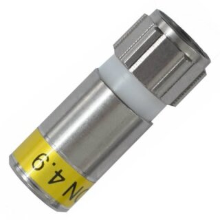 Cabelcon F-Stecker Kompressionsstecker Wasserdicht 7mm 4K 8K HQ Qualität F-6-TD 4.9 70x Stück