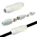 Koaxialkabelverbinder Kunststoff 75dB für Kabel...