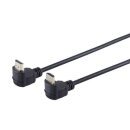 HDMI Kabel vergoldet 2x gewinkelt Schwarz 1,5m 4K tauglich