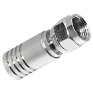 F-Kompressionsstecker F Stecker 7mm Easy Quick Mount Wasserdicht höchste Qualität 5x Stück