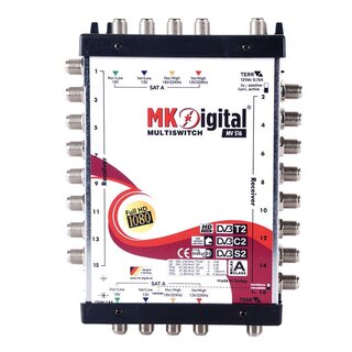 MK Digital MV 5/16 Multischalter Multiswitch SAT Verteiler 5 auf 16 kaskadierbar
