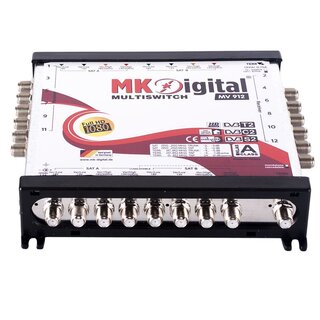MK Digital MV 9/12 Multischalter Multiswitch SAT Verteiler 9 auf 12 kaskadierbar