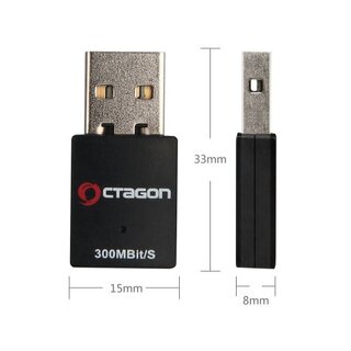 OCTAGON WL088 Optima WLAN 300 Mbit/s USB 2.0 Adapter
