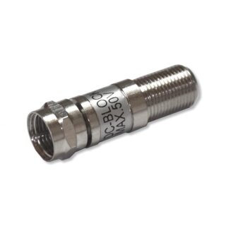 DC Blocker 5-2400 MHz F-Stecker auf F-Kupplung