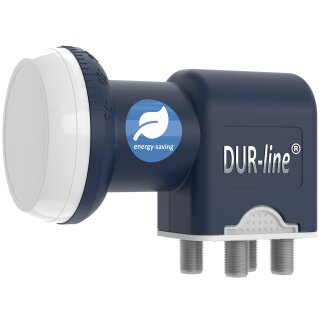 DUR-line Blue ECO Quattro LNB 0.1dB 4K 8K LTE DECT Unterdrückung