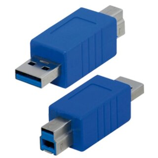 USB 3.0 Adapter Typ A Stecker auf Typ B Stecker 