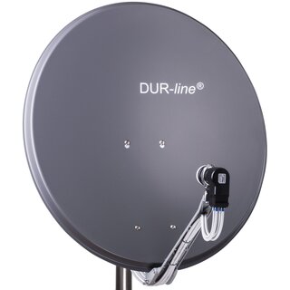 DUR-Line Select 90cm Alu Sat Antenne Spiegel Anthrazit