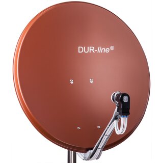DUR-Line Select 65cm Alu Sat Antenne Spiegel Rot