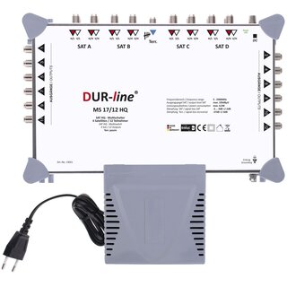 DUR-line MS 17/12 HQ Multischalter 4K 8K UHD tauglich