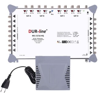 DUR-line MS 17/16 HQ Multischalter 4K 8K UHD tauglich