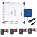 DUR-line MS 17/24 HQ Multischalter + 4x DUR-line Ultra...